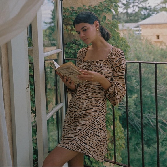 Faithfull the Brand Dresses & Skirts - Faithfull the Brand Ira Tiger Print Mini Dress XS